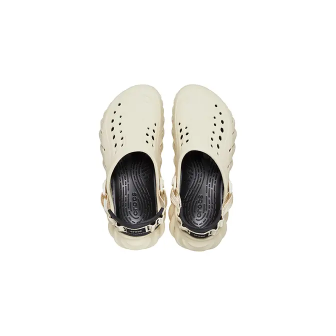 Crocs Echo Clog Bone Black 207937-2YJ Top