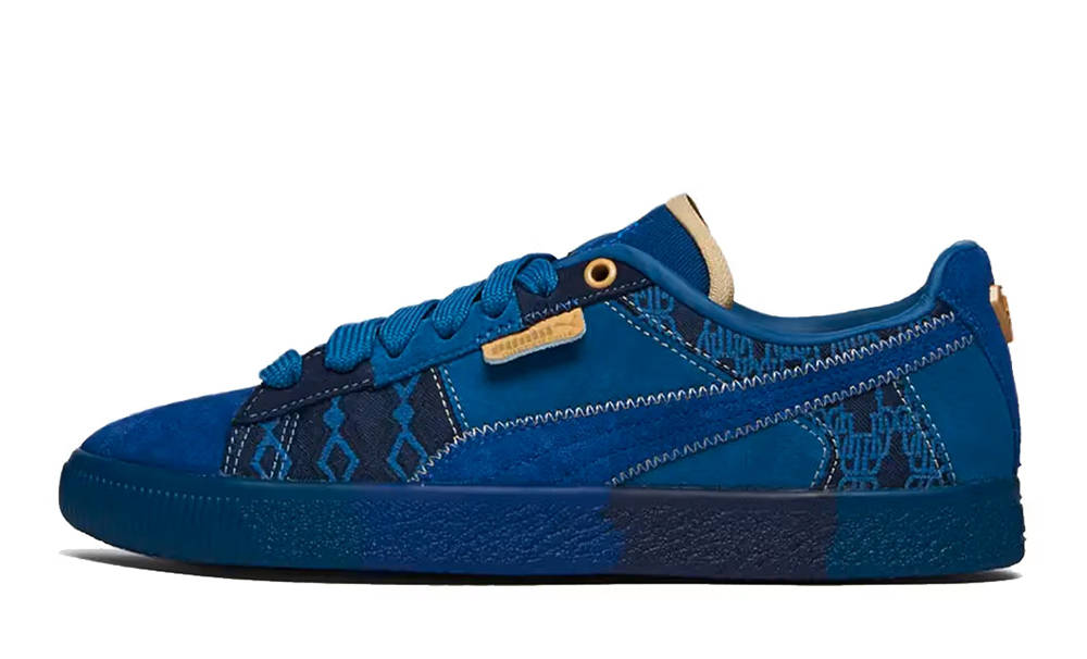 Dapper Dan x PUMA Clyde Pre-Game Runway Blazing Blue