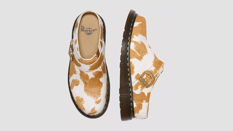 Dr. Martens Isham Mules Cow Print 31088934 Top
