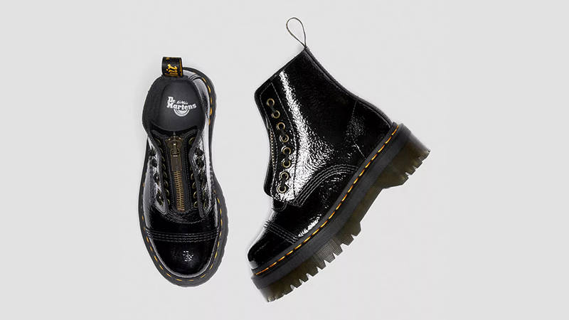 Martens Sinclair Platform Boots Distressed Black Where To