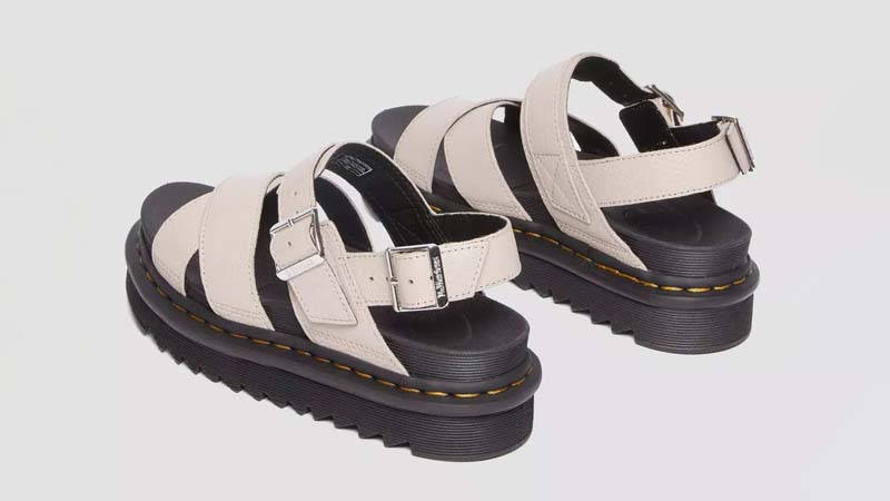 Dr Martens Voss 2 Sandals Vintage Taupe Back