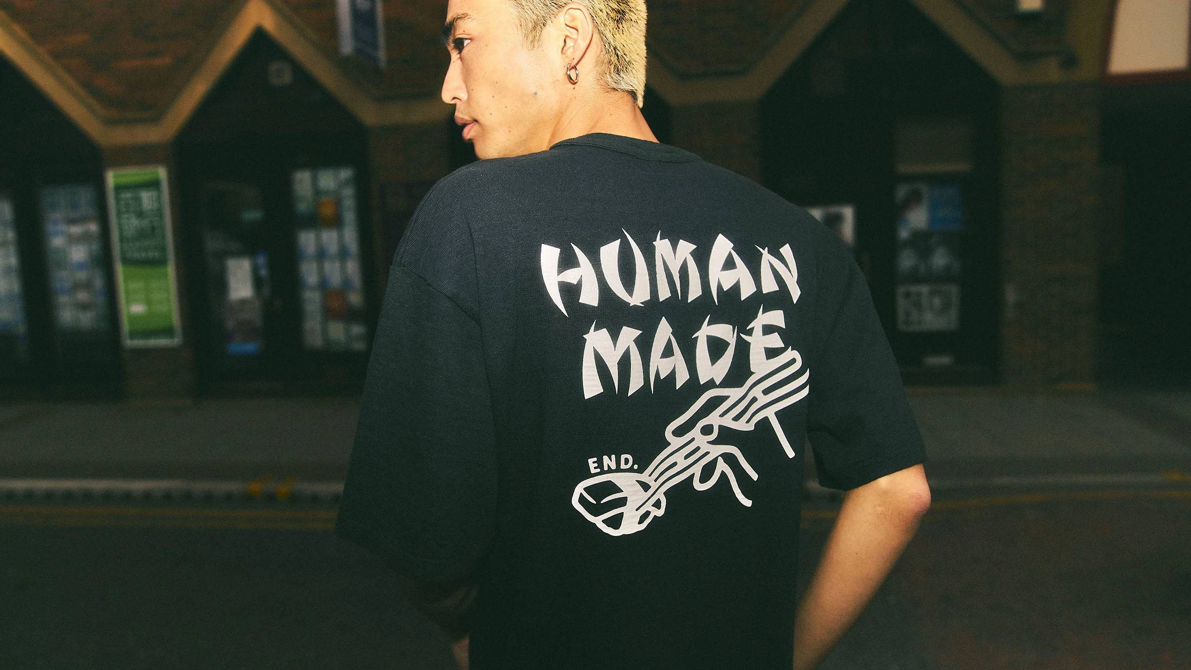 END. x Human Made Sushi T-Shirt | Where To Buy | hm25te020-blk