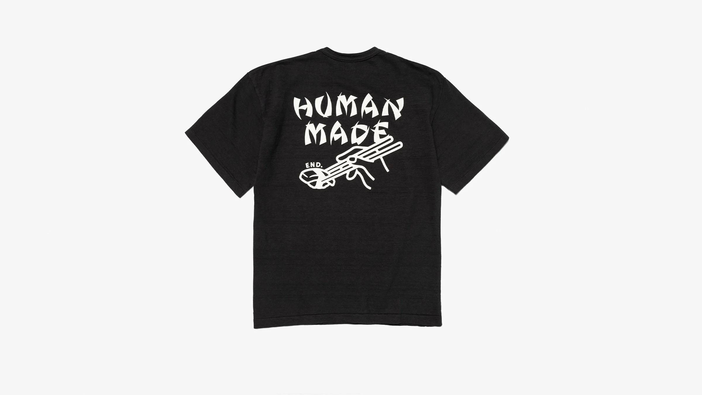 END. x Human Made Sushi T-Shirt | Where To Buy | hm25te020-blk