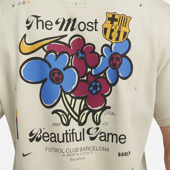 Nike F.C. Barcelona Max90 Football T-Shirt | Where To Buy