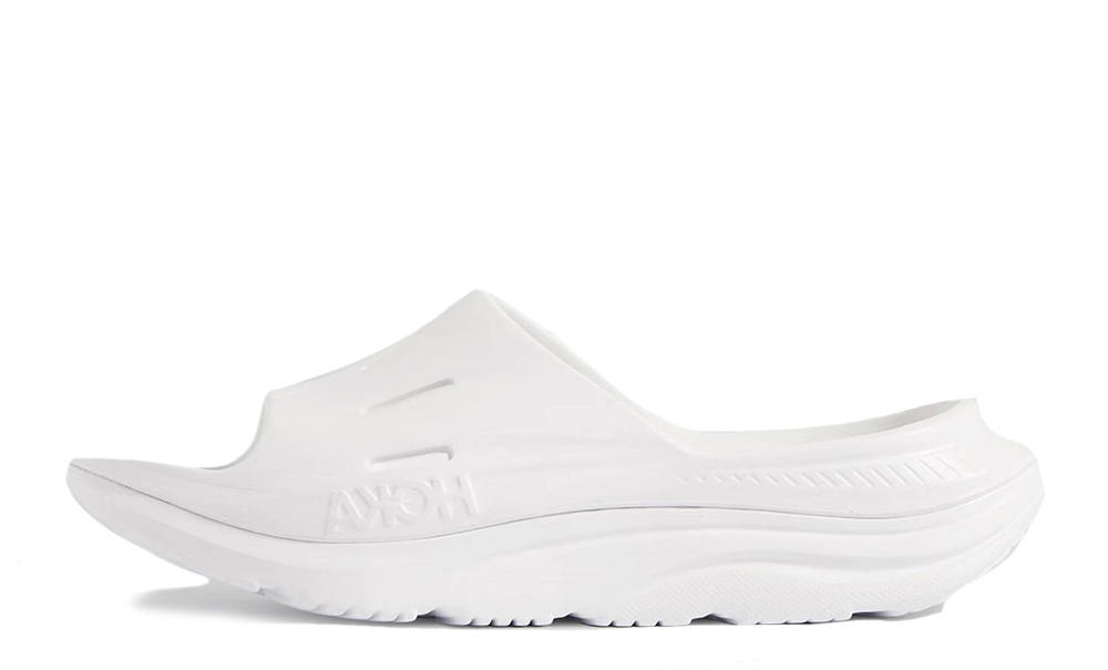 Hoka One One Ora Recovery 3 Rubber Slides White