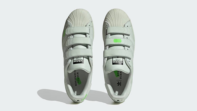 KSENIASCHNAIDER x adidas Superstar Linen Green IE4608 Top