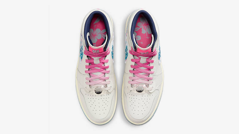 Michelle Wie West x Air Jordan 1 High Golf Pebble Beach FV3565-100 Top