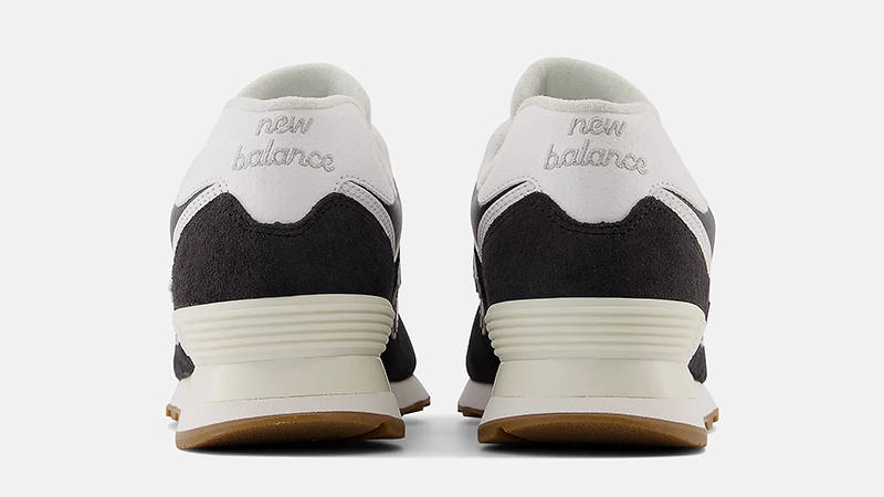 New Balance 574 Black Grey White Gum U574UG2 Back