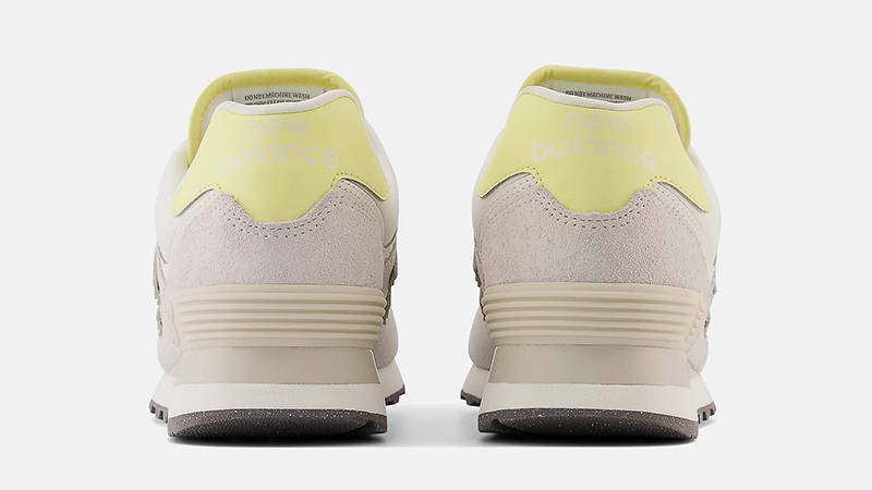 New Balance 574 Grey Sea Salt Maize WL574QD Back