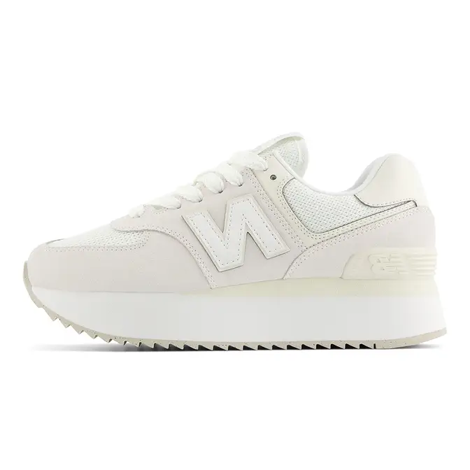 New Balance 574+ Sea Salt White | Where To Buy | WL574ZSO | The Sole ...