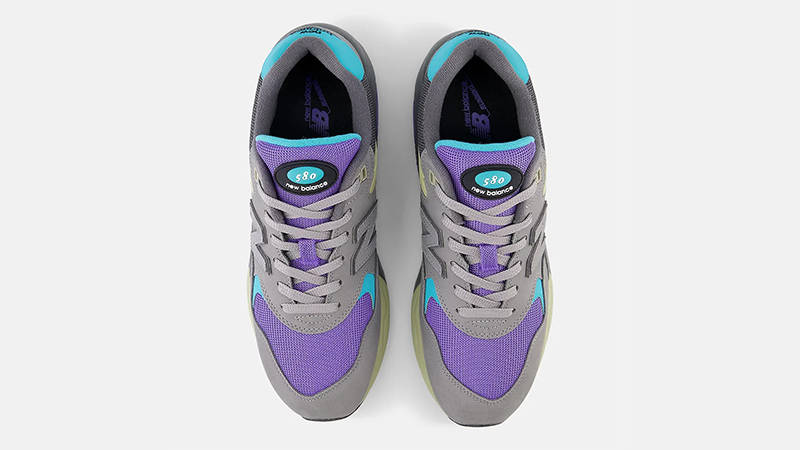 New Balance 580 Grey Purple Aqua MT580VA2 Top