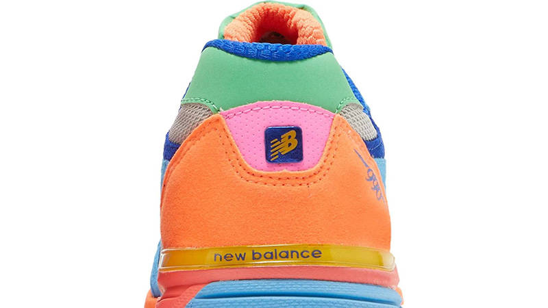 New Balance 990v3 Big Kid 'Wild Style' Multi rear