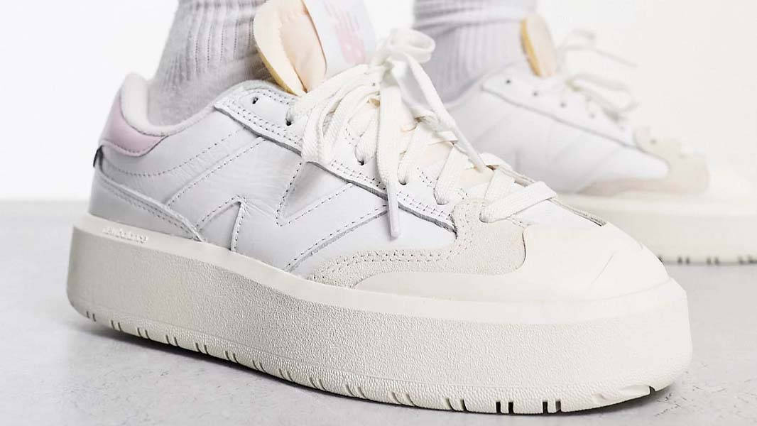 New Balance CT302 White Pink On Foot