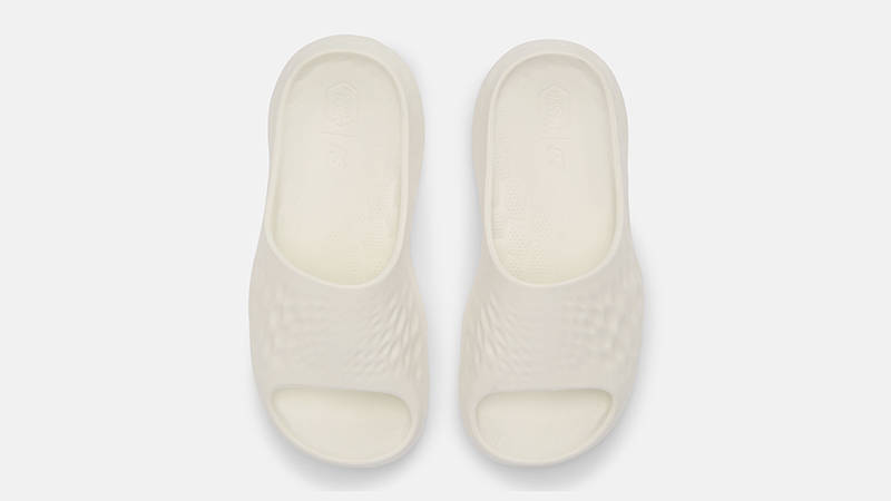 New Balance Fresh Foam MRSHN Slides Paper White SUFHUPW3 Top