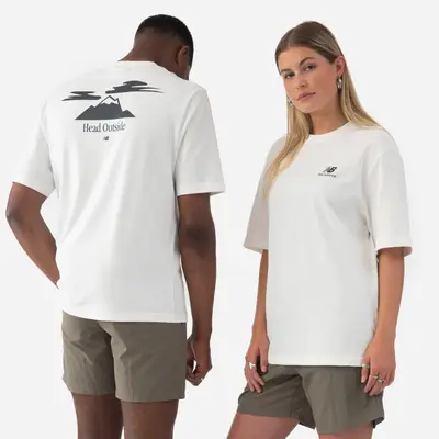 New Balance Mountain T-Shirt HIP Exclusive White Feature