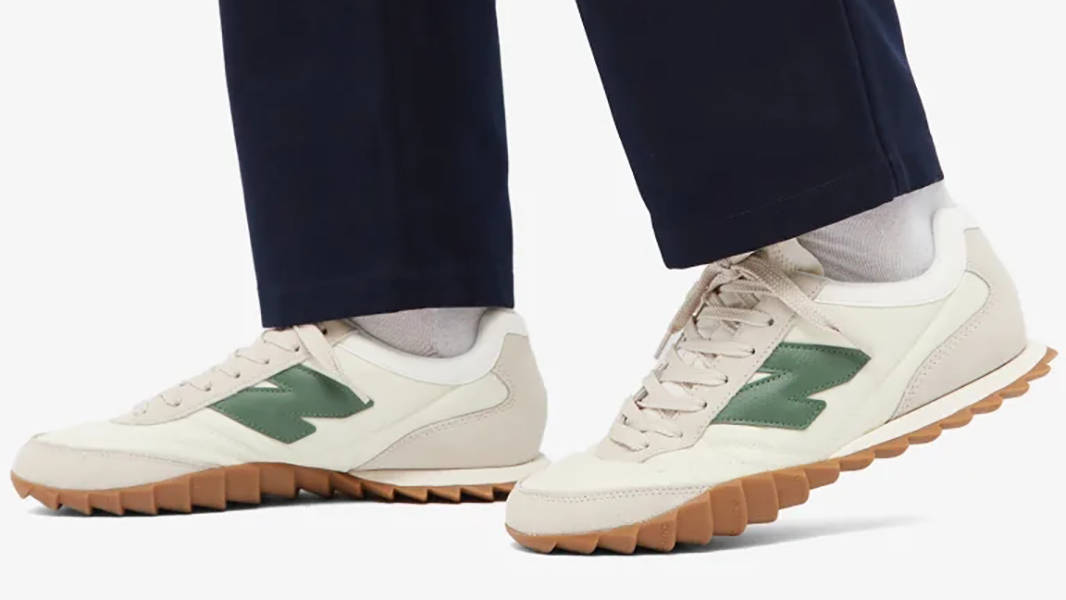 New Balance RC30 Angora Green URC30SN on feet