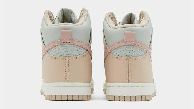 New Dunk High Tan Pink Back