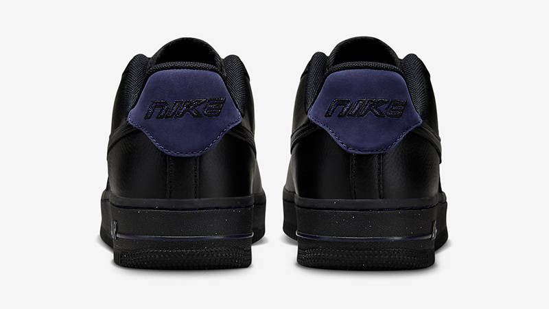 Nike Air Force 1 Low Black Purple DZ2708-500 Back