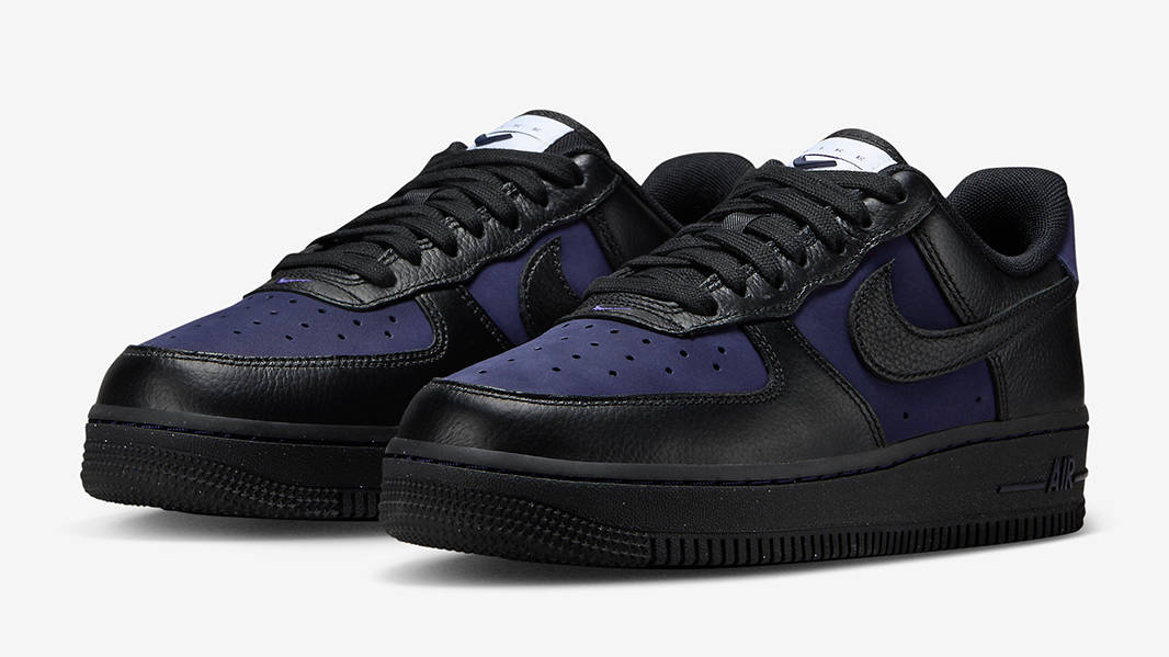Nike Air Force Low Black Purple Where To Buy DZ2708-500