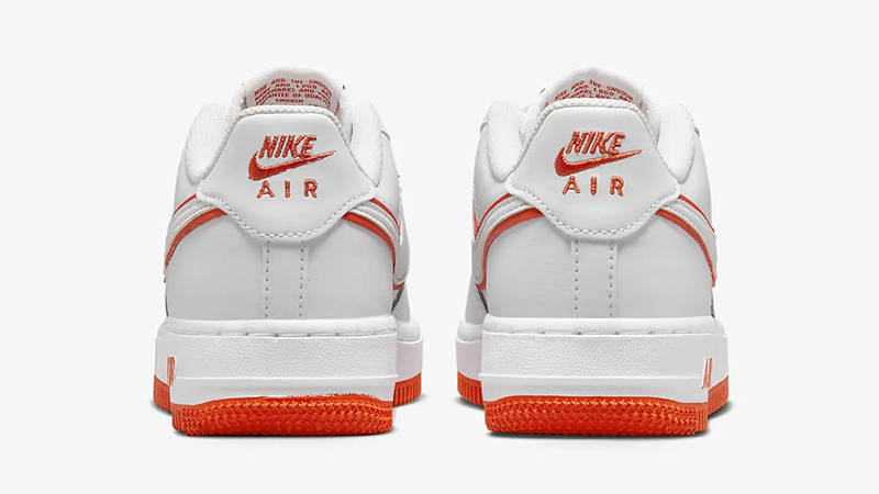 Nike Air Force 1 Low GS Outline White Picante Red DV7762-101 Back