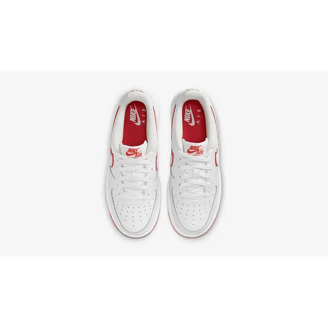 Nike Air Force 1 Low GS Outline White Picante Red | Where To Buy ...