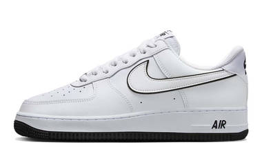 Nike Air Force 1 Low Outline Swoosh White Black