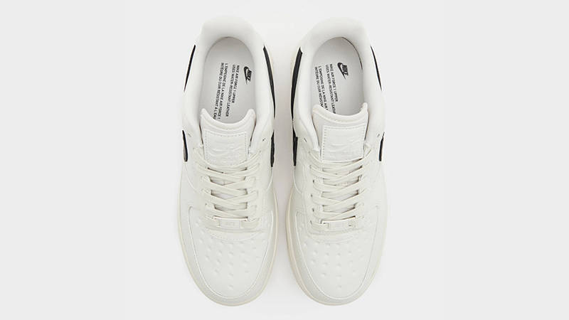 Nike Air Force 1 Low Water Resistant Upper Sail Black Top