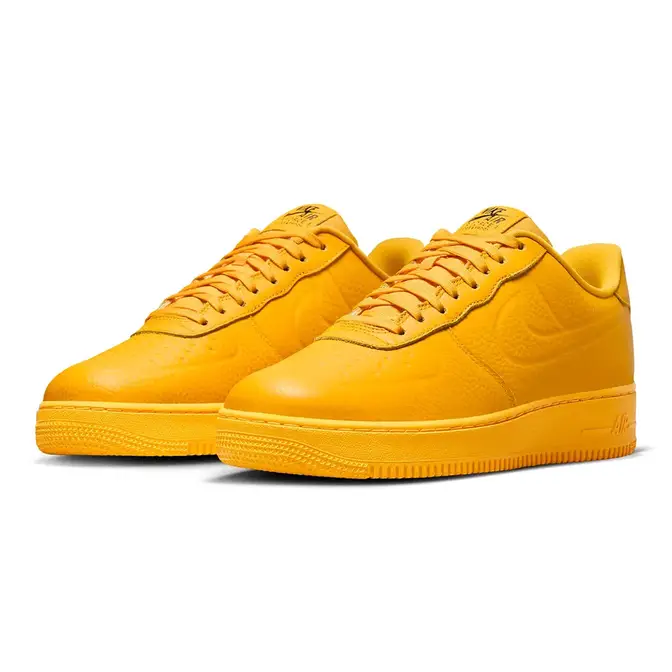 Air force 1 trainers Nike Yellow size 38.5 EU in Polyester - 36625843