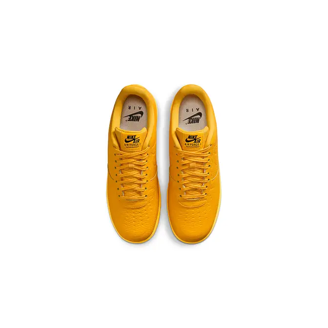 Air force 1 trainers Nike Yellow size 38.5 EU in Polyester - 36625843