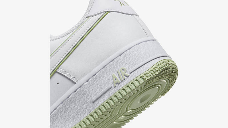 Nike Air Force 1 Low White Honeydew heel