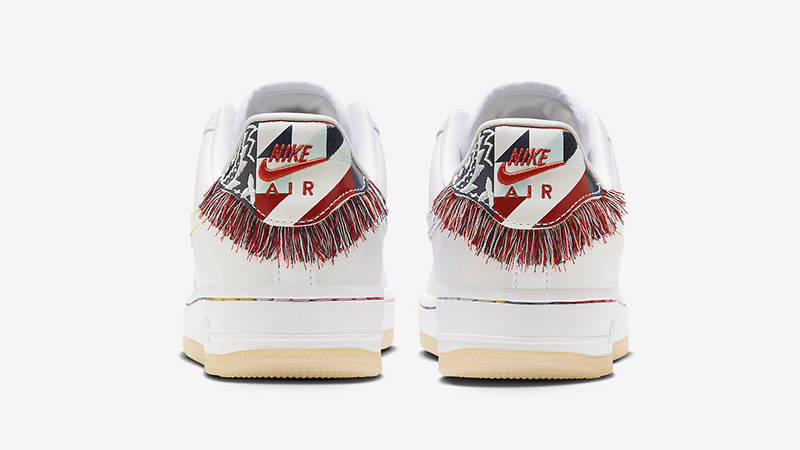 Nike Air Force 1 Low White Multi back