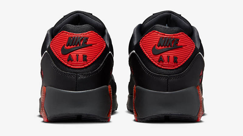 Nike Air Max 90 Black Mystic Red FB9658-001 Back