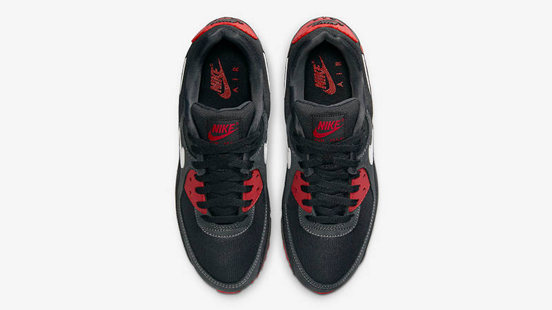 Nike Air Max 90 Black Mystic Red FB9658-001 Top
