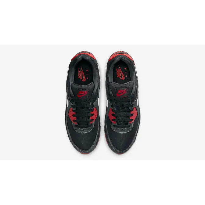 Nike Air Max 90 Black Mystic Red FB9658-001 Top
