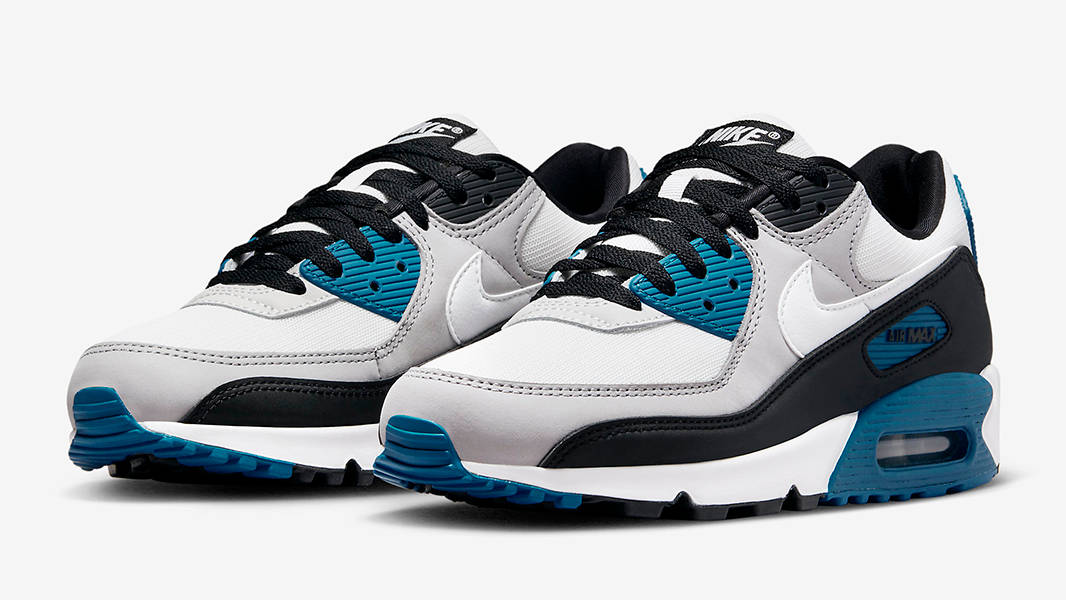 Nike Air Max 90 White Black Teal | Where To Buy | FB9658-002