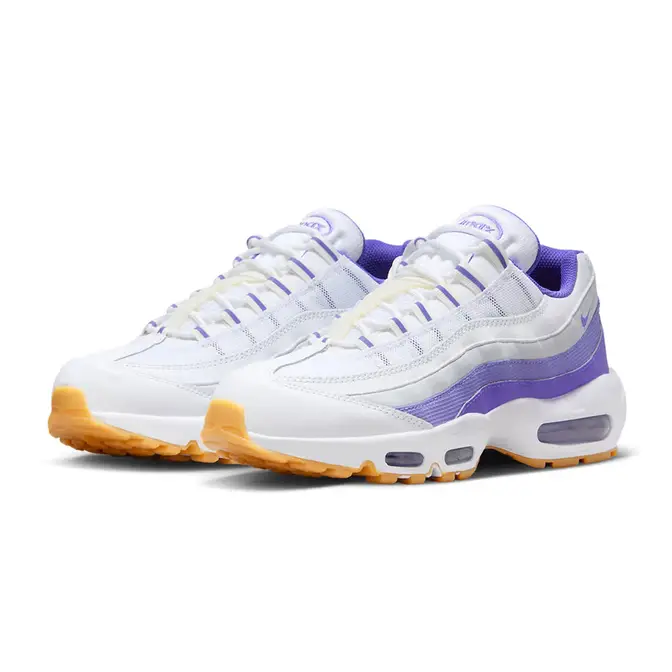Nike nike retros women sneakers shoes White Purple Gum DM0011-101 Side