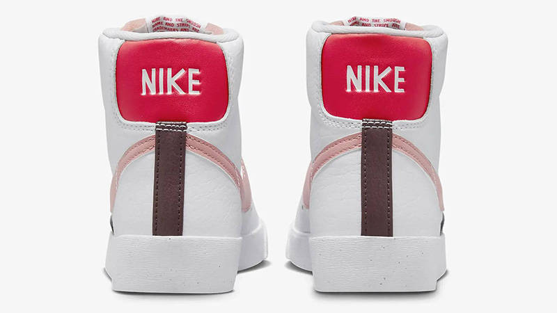 Nike Blazer Mid 77 Next Nature Shoes White Backside Closeup back