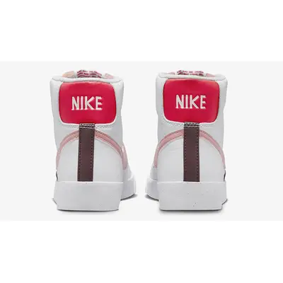 Nike Blazer Mid 77 Next Nature Shoes White Backside Closeup back