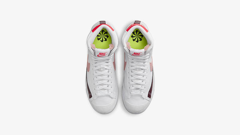 Nike Blazer Mid 77 Next Nature Shoes White Backside Closeup middle
