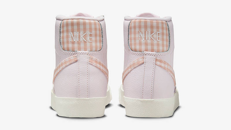 Nike Blazer Mid Gingham Plaid Pink FD9163-600 Back
