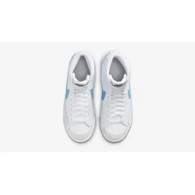 Nike Blazer Mid GS White Aqua FN7790-100 Top