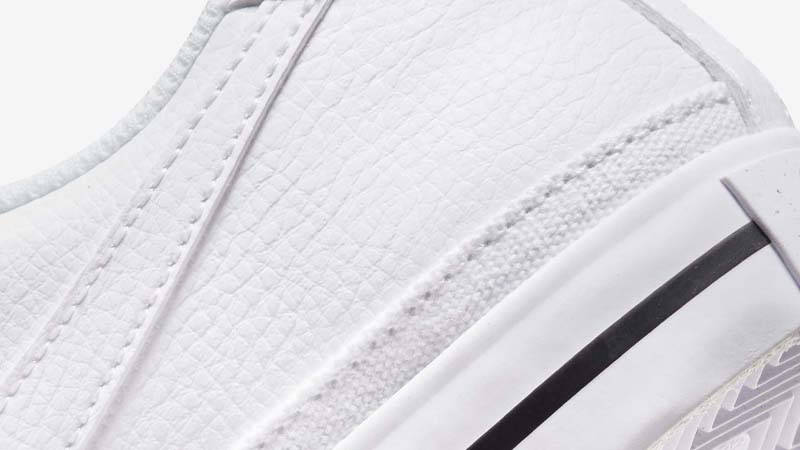 Nike Court Legacy Next Nature White Black Closeup