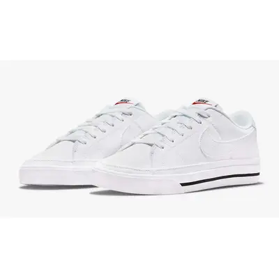 Nike Court Legacy Next Nature White Black Front