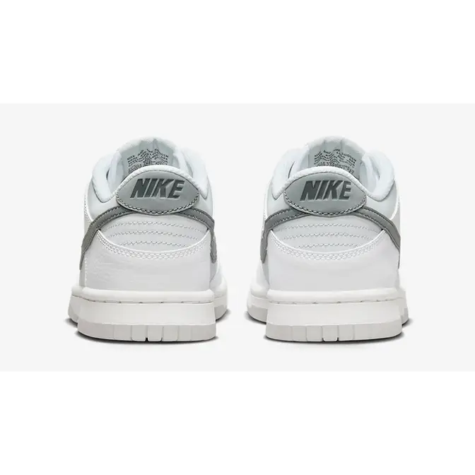 Nike Dunk Low GS White Grey FV0365-100 Back