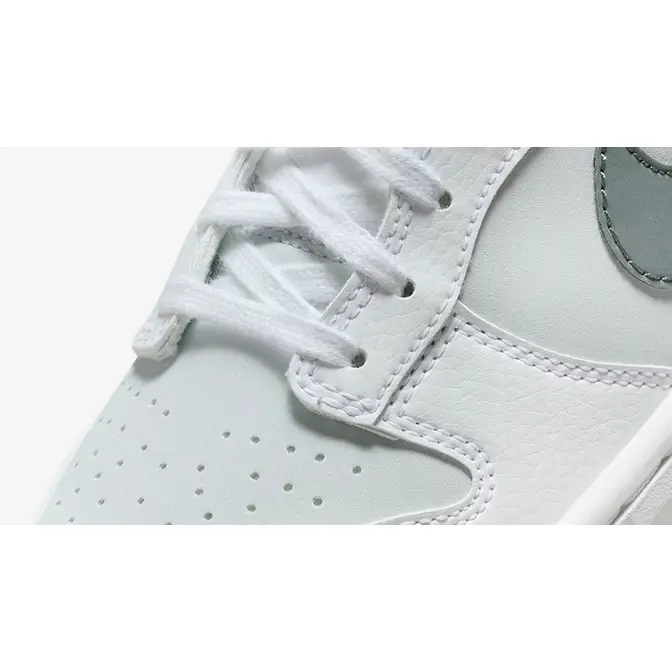 Nike Dunk Low GS White Grey FV0365-100 Detail