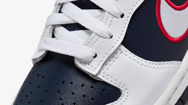 Nike Dunk Low Houston Comets Four-Peat DZ2780-100 Detail
