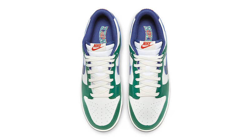 Nike Dunk Low Varsity Team Green Navy FQ6849-141 Top