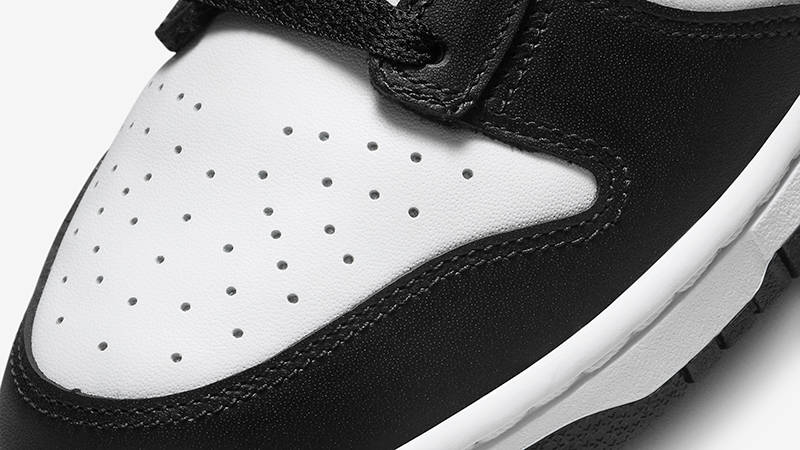 Nike Dunk Mid Leather Panda FQ8784-100 Detail