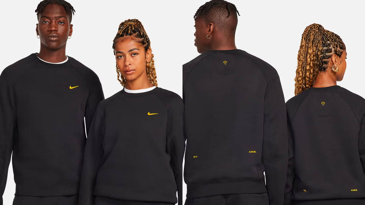 The Full Reveal: NOCTA x Nike Tech Fleece Pieces Sport a Stealthy Black Hue