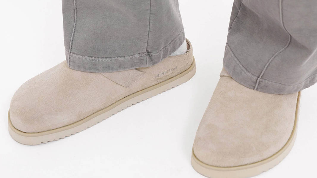Represent Initial Mule Taupe MF9003-38 on feet